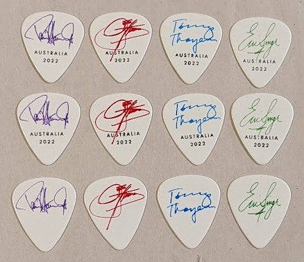 KISS 2022 End of the Road AUSTRALIA Tour Set of 12 Guitar Picks