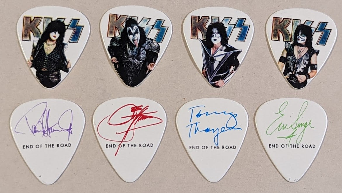 KISS 2022 End of the Road Tour INDIVIDUAL PICTURES Guitar Picks