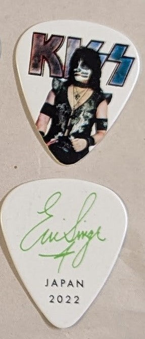 KISS 2022 End of the Road JAPAN Tour INDIVIDUAL PICTURES Guitar Picks