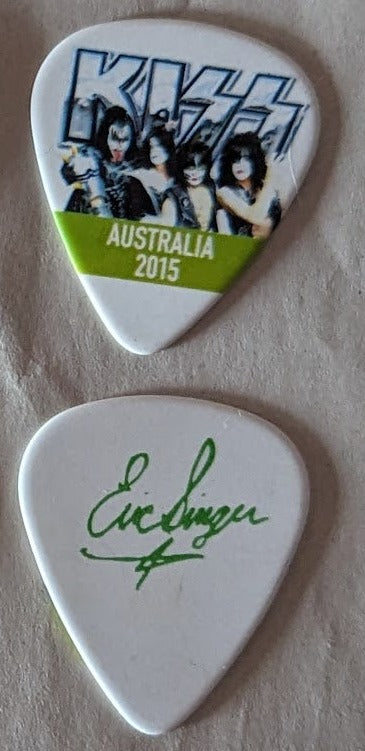 KISS 2015 40th Anniversary Tour AUSTRALIA Band Photo Guitar Picks