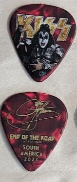 KISS 2023 End of the Road Tour SOUTH AMERICA Guitar Picks