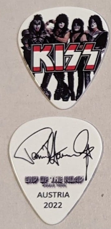 KISS 2022 End of the Road EUROPE Tour AUSTRIA Flag Guitar Picks