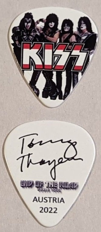 KISS 2022 End of the Road EUROPE Tour AUSTRIA Flag Guitar Picks