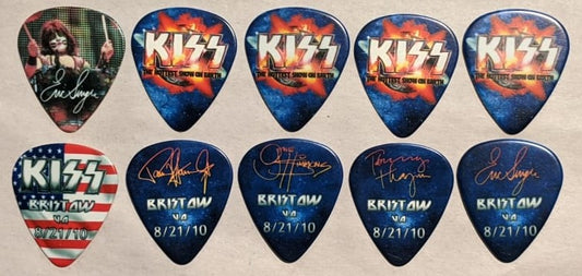 KISS 2010 HSOE BRISTOW 8-21-10 City Guitar Picks