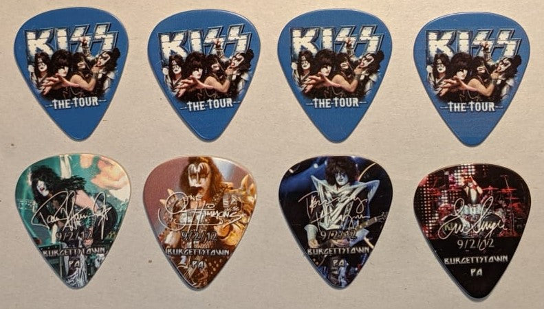 KISS 2012 The Tour BURGETTSTOWN 9-2-12 City Guitar Picks