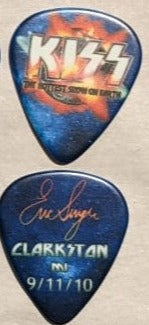 KISS 2010 HSOE CLARKSTON 9-11-10 City Guitar Picks
