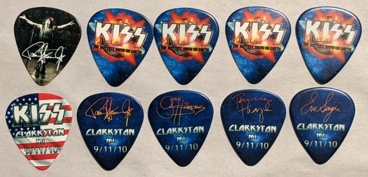 KISS 2010 HSOE CLARKSTON 9-11-10 City Guitar Picks