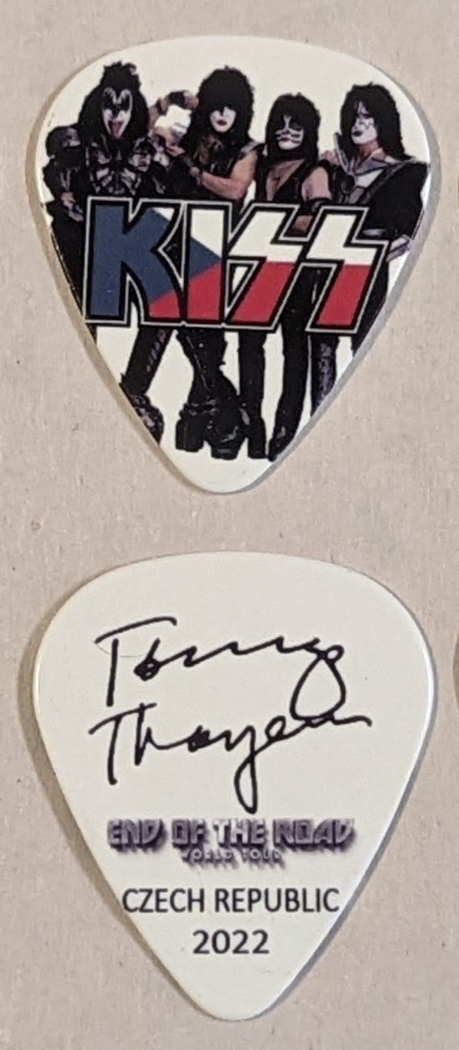 KISS 2022 End of the Road EUROPE Tour  Flag CZECH REPUBLIC Guitar Picks