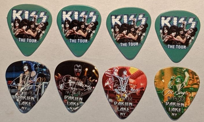 KISS 2012 The Tour DARIEN LAKE 9-15-12 City Guitar Picks