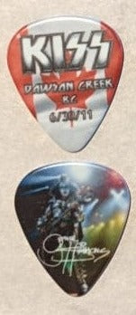 KISS 2011 HSOE DAWSON CREEK CANADA 6-30-2011 City Guitar Picks