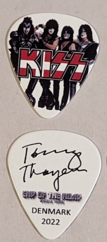 KISS 2022 End of the Road EUROPE Tour DENMARK Flag Guitar Picks
