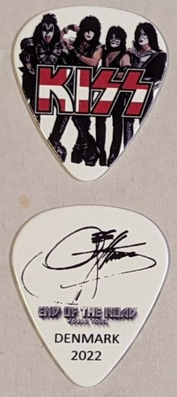 KISS 2022 End of the Road EUROPE Tour DENMARK Flag Guitar Picks
