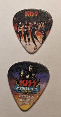KISS Kruise VIII Theme Night Destroyer V2 Guitar Pick