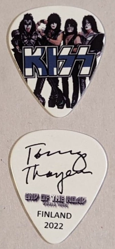 KISS 2022 End of the Road EUROPE Tour FINLAND Flag Guitar Picks
