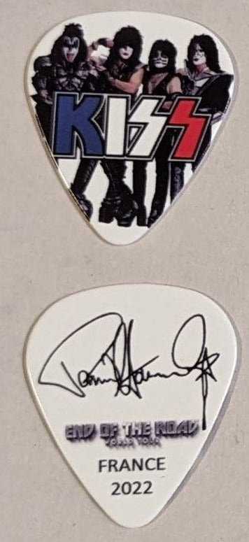 KISS 2022 End of the Road EUROPE Tour FRANCE Flag Guitar Picks