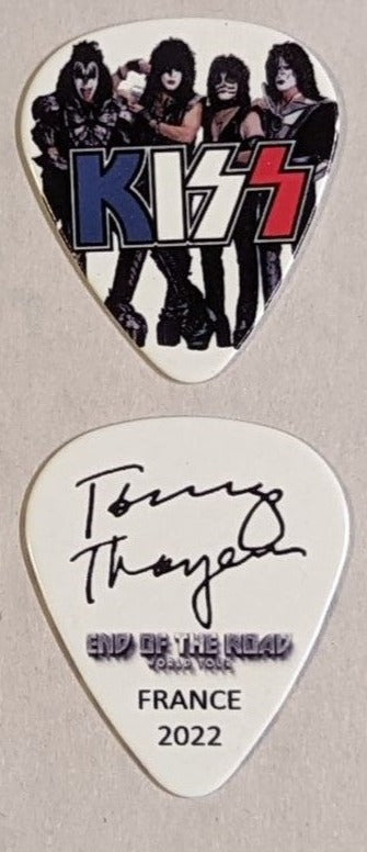 KISS 2022 End of the Road EUROPE Tour FRANCE Flag Guitar Picks