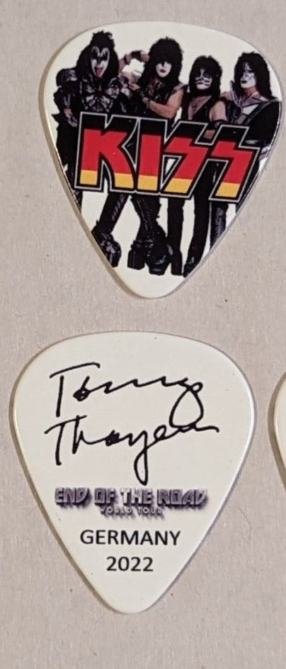 KISS 2022 End of the Road EUROPE Tour  Flag GERMANY Guitar Picks