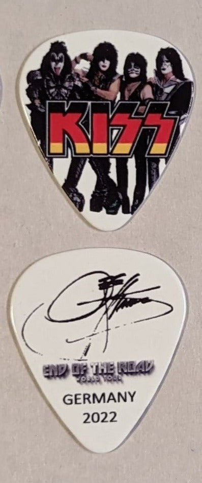 KISS 2022 End of the Road EUROPE Tour  Flag GERMANY Guitar Picks