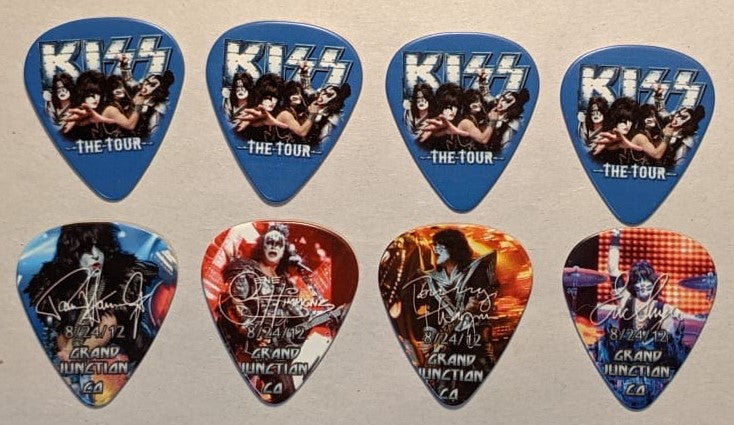 KISS 2012 The Tour GRAND JUNCTION 8-24-12 City Guitar Picks