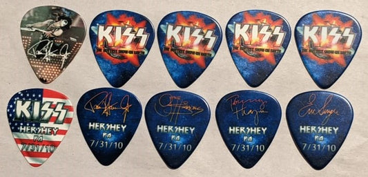 KISS 2010 HSOE HERSHEY 7-31-10 City Guitar Picks