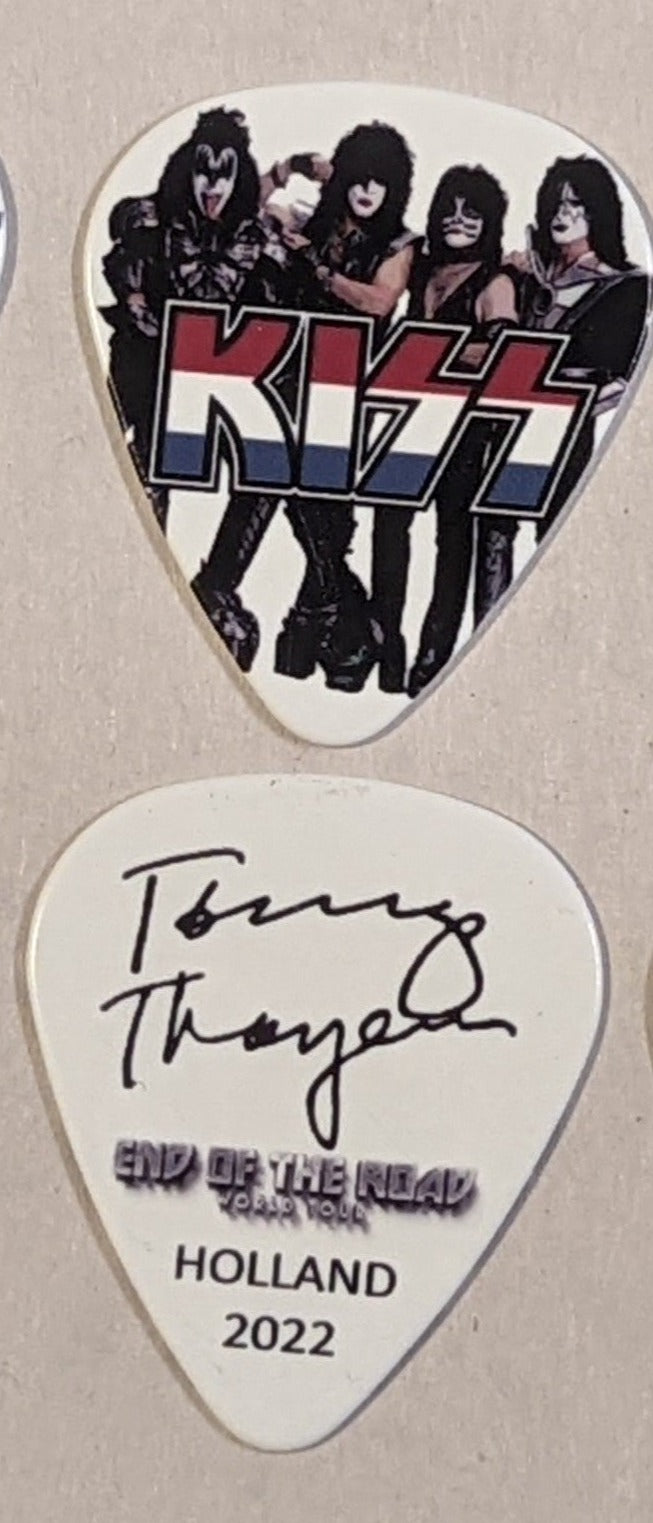 KISS 2022 End of the Road EUROPE Tour HOLLAND Flag Guitar Picks