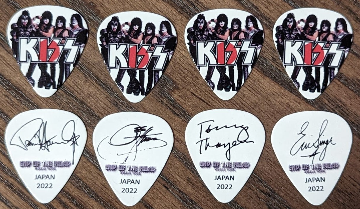 KISS 2022 End of the Road JAPAN Flag Guitar Picks