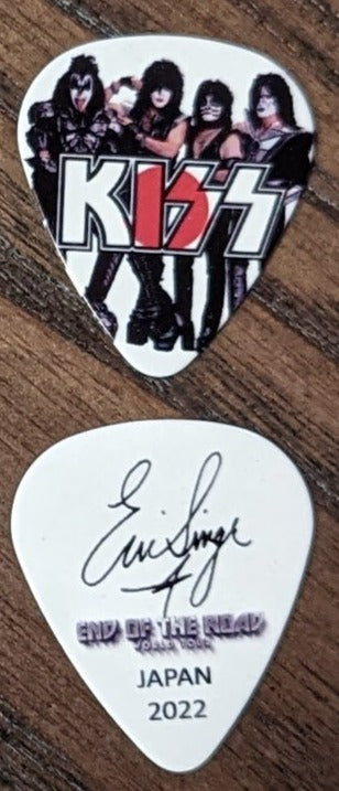 KISS 2022 End of the Road JAPAN Flag Guitar Picks