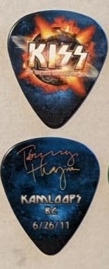 KISS 2011 HSOE KAMLOOMPS CANADA 6-26-2011 City Guitar Picks