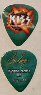 KISS 2011 HSOE KAMLOOMPS CANADA 6-26-2011 City Guitar Picks