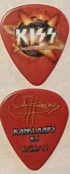 KISS 2011 HSOE KAMLOOMPS CANADA 6-26-2011 City Guitar Picks
