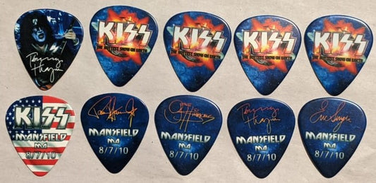 KISS 2010 HSOE MANSFIELD 8-7-10 City Guitar Picks