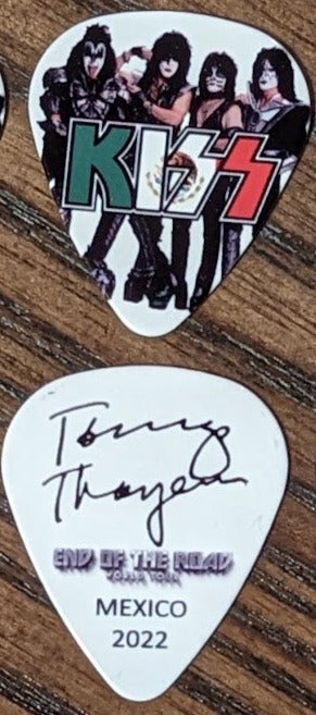 KISS 2022 End of the Road MEXICO Flag Guitar Picks