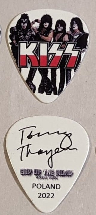 KISS 2022 End of the Road EUROPE Tour POLAND Flag Guitar Picks