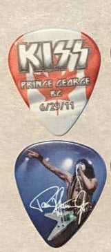 KISS 2011 HSOE PRINCE GEORGE CANADA 6-29-2011 City Guitar Picks