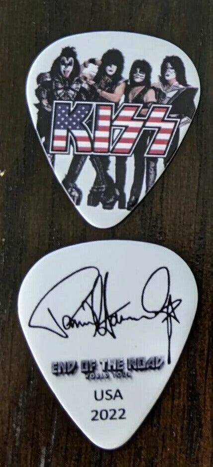 KISS 2022 End of the Road USA Flag Guitar Picks