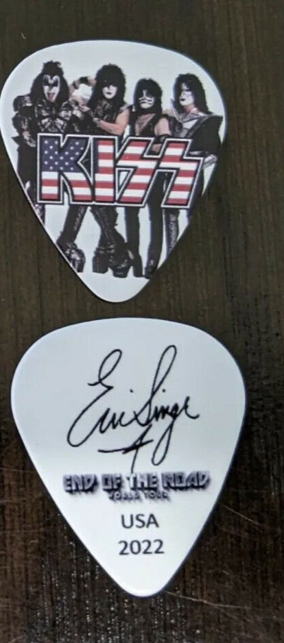 KISS 2022 End of the Road USA Flag Guitar Picks