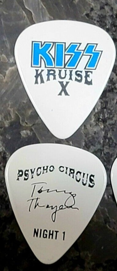 KISS Kruise X Night 1 Guitar Picks