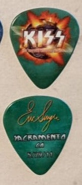 KISS 2011 HSOE SACRAMENTO 5-29-2011 City Guitar Picks