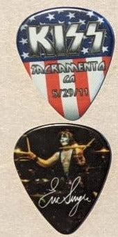 KISS 2011 HSOE SACRAMENTO 5-29-2011 City Guitar Picks