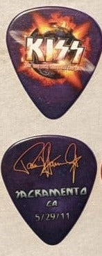 KISS 2011 HSOE SACRAMENTO 5-29-2011 City Guitar Picks