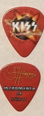 KISS 2011 HSOE SACRAMENTO 5-29-2011 City Guitar Picks
