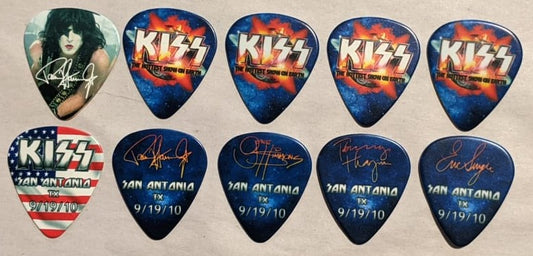 KISS 2010 HSOE SAN ANTONIO 9-19-10 City Guitar Picks