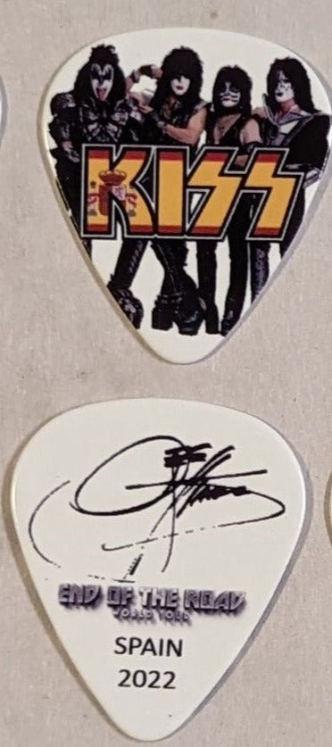 KISS 2022 End of the Road EUROPE Tour SPAIN Flag Guitar Picks