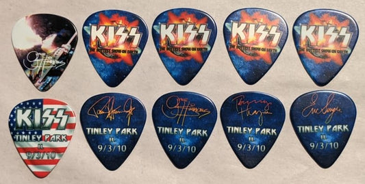 KISS 2010 HSOE TINLEY PARK 9-3-10 City Guitar Picks