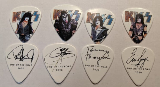 KISS 2020 End of the Road  Tour INDIVIDUAL PICTURES Guitar Picks