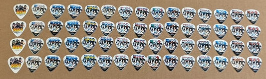 KISS 2017 KISSWORLD Tour  Complete set of 60 Guitar Picks Black Friday 2023