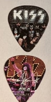 KISS Monster World Tour Oslo Norway  6-30-2012 City Guitar Picks