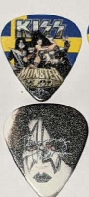 KISS 2012-2013 Monster World Tour SWEDEN Commemorative City Guitar Picks