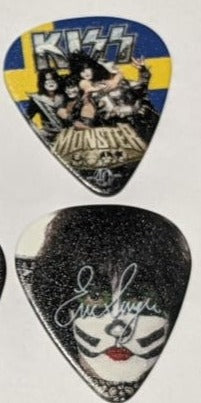 KISS 2012-2013 Monster World Tour SWEDEN Commemorative City Guitar Picks