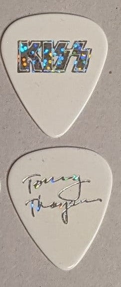 KISS 2023 End of the Road SOUTH AMERICA Silver Prism on White Guitar Picks